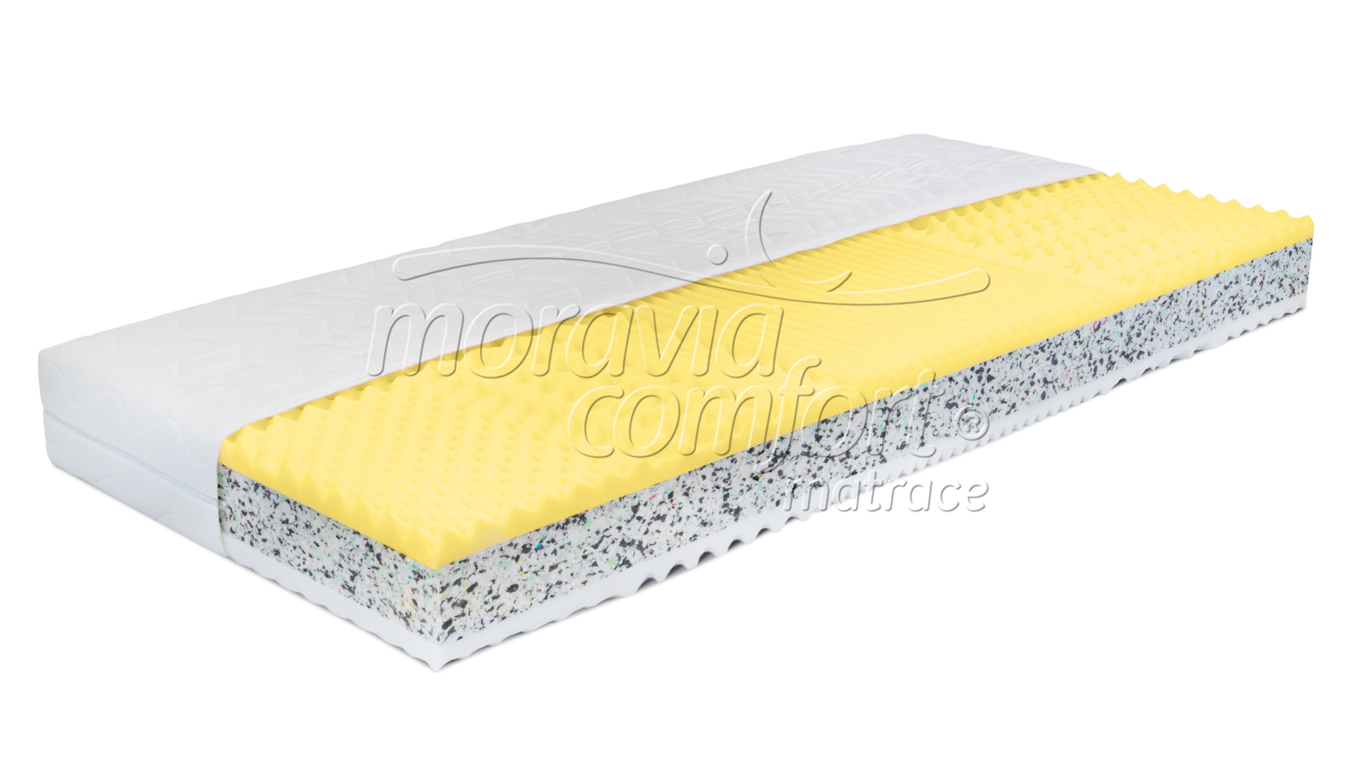 ceska-matrace-vyska-19cm-nosnost-130kg-zaruka-3roky-mirka-visco-moravia-comfort-1 Matrace : MATRACE MIRKA VISCO