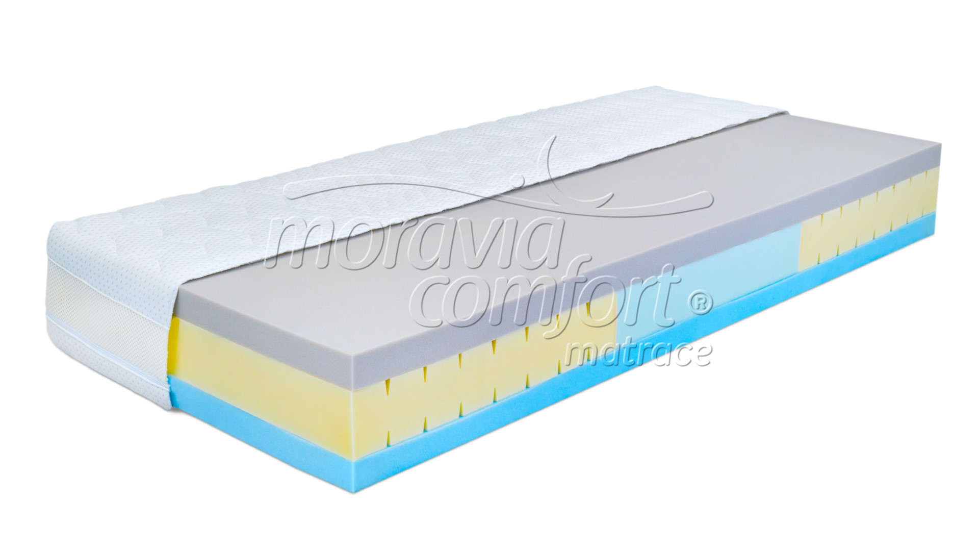 vysoka-ceska-matrace-1+1zdarma-vyska-26cm-nosnost-150kg-zaruka-3roky-zone-hard-moravia-comfort-gumotex-1 Matrace Moravia Comfort : MATRACE ZONE HARD 1+1 ZDARMA